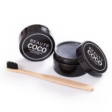 Teeth Whitening Brightening Powder - Carbón de coco activado con cáscara